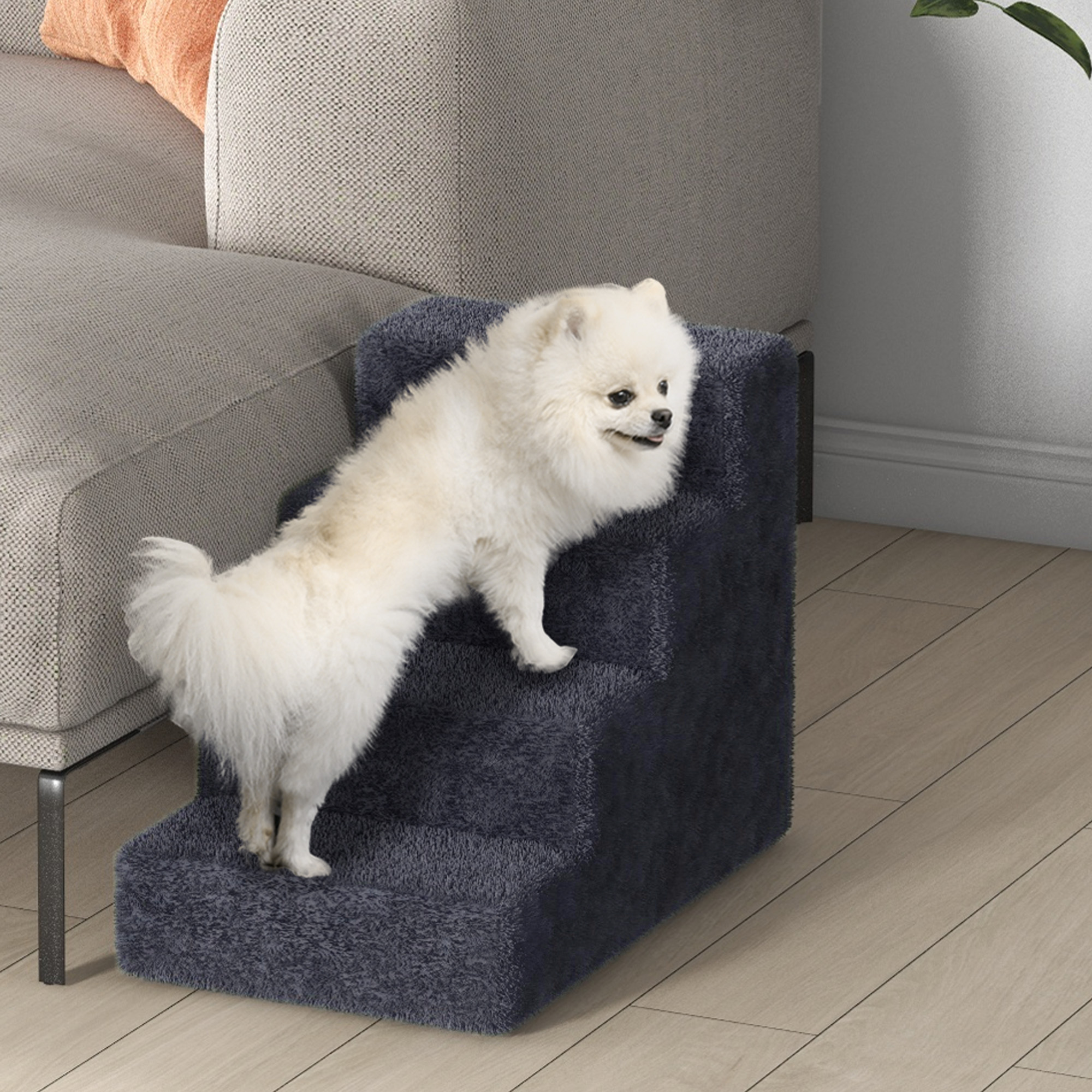 pawhut-hundetreppe-4-stufig-abnehmbarer-bezug-fur-kleine-hunde-44-cm-dunkelgrau~21PT4N6MI1801
