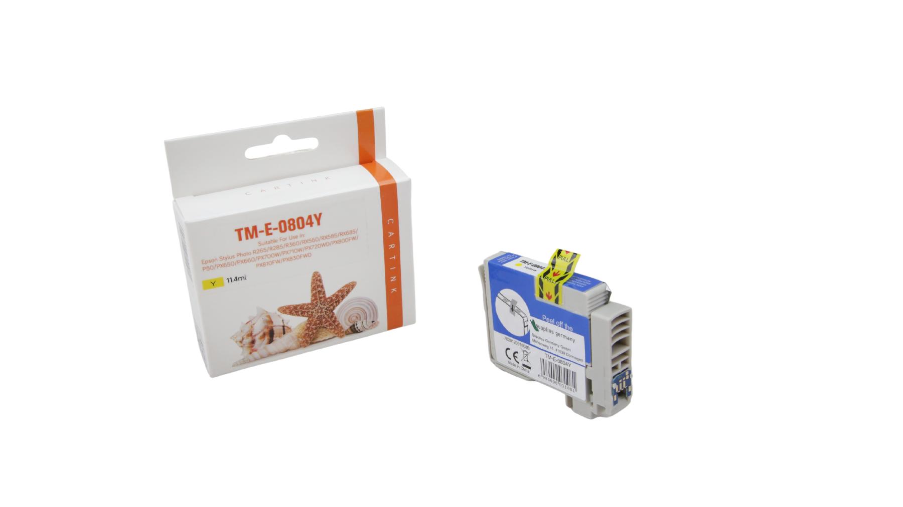 T0804 alternativ Seestern Tinte gelb / C13T08044010 / 11,4ml
