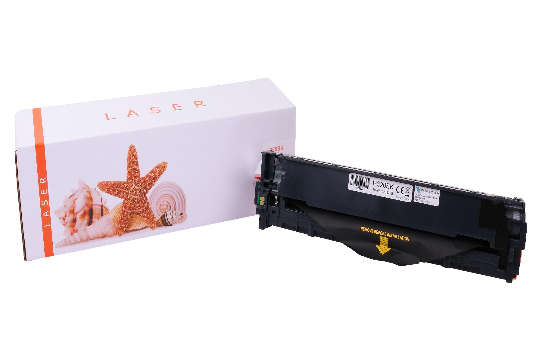 CE320schwarz alternativ Toner schwarz für HP / CE320A / 128A / 2.000 Seiten CE320schwarz alternativ Toner schwarz für HP / CE320A / 128A / 2.000 Seiten