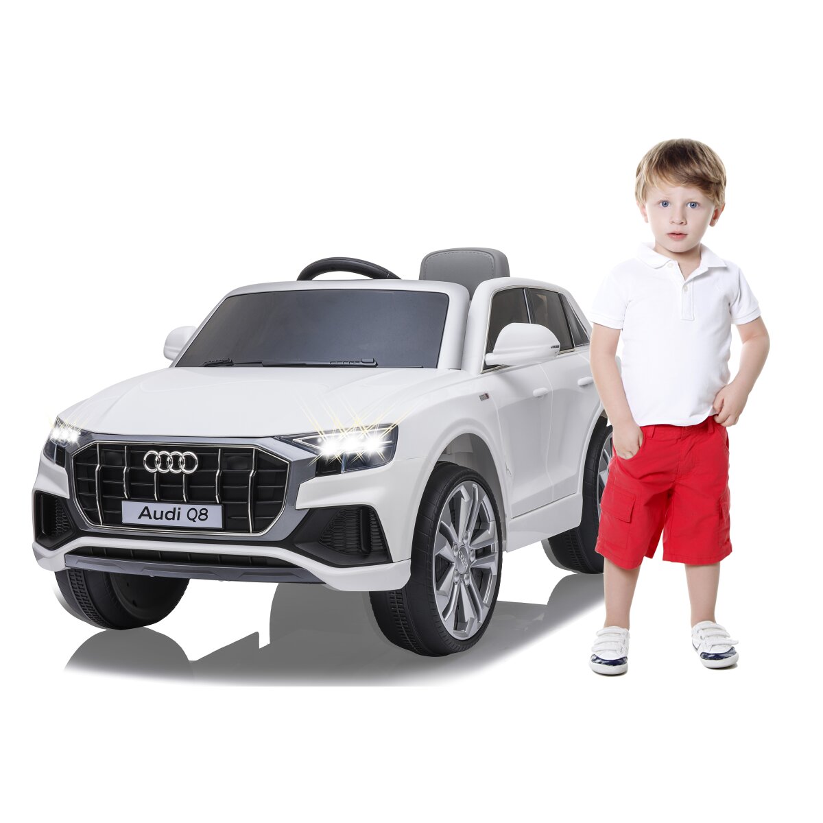 Kinderfahrzeug Audi Q8 weiß Kinderfahrzeug Audi Q8 weiß