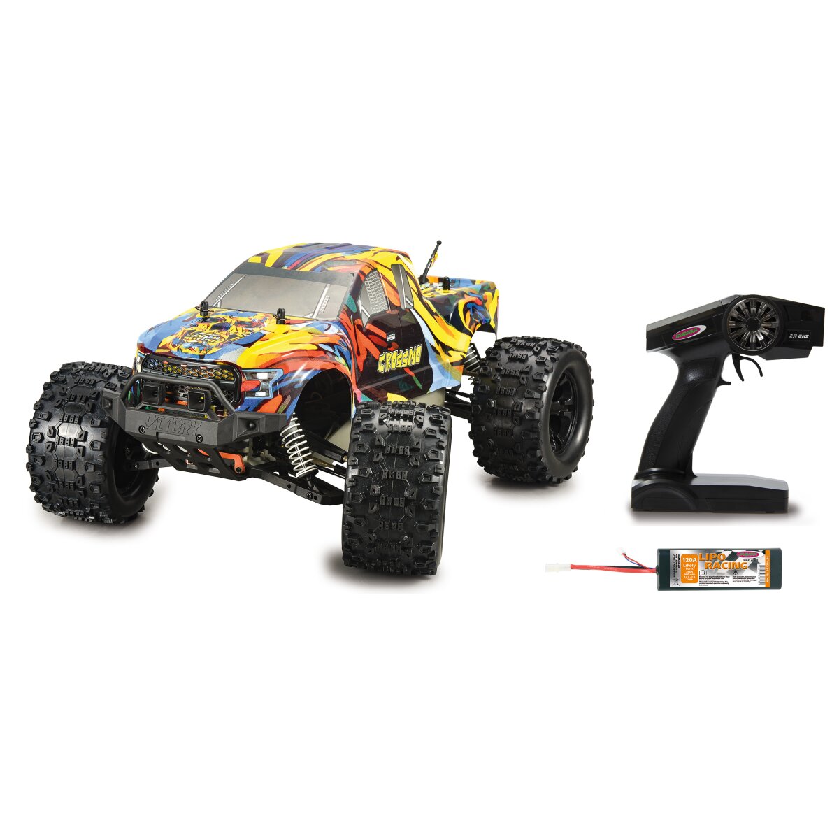 Crossmo Monstertruck 4WD 1:10 Lipo 2,4GHz Crossmo Monstertruck 4WD 1:10 Lipo 2,4GHz