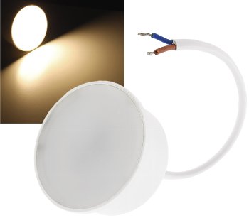 LED-Modul "Piatto W5" warmweiß - 120°, 2900K, 230V, 5W, 390lm, 50x24mm LED-Modul "Piatto W7" warmweiß - 120°, 2900K, 230V, 7W, 540lm, 50x24mm