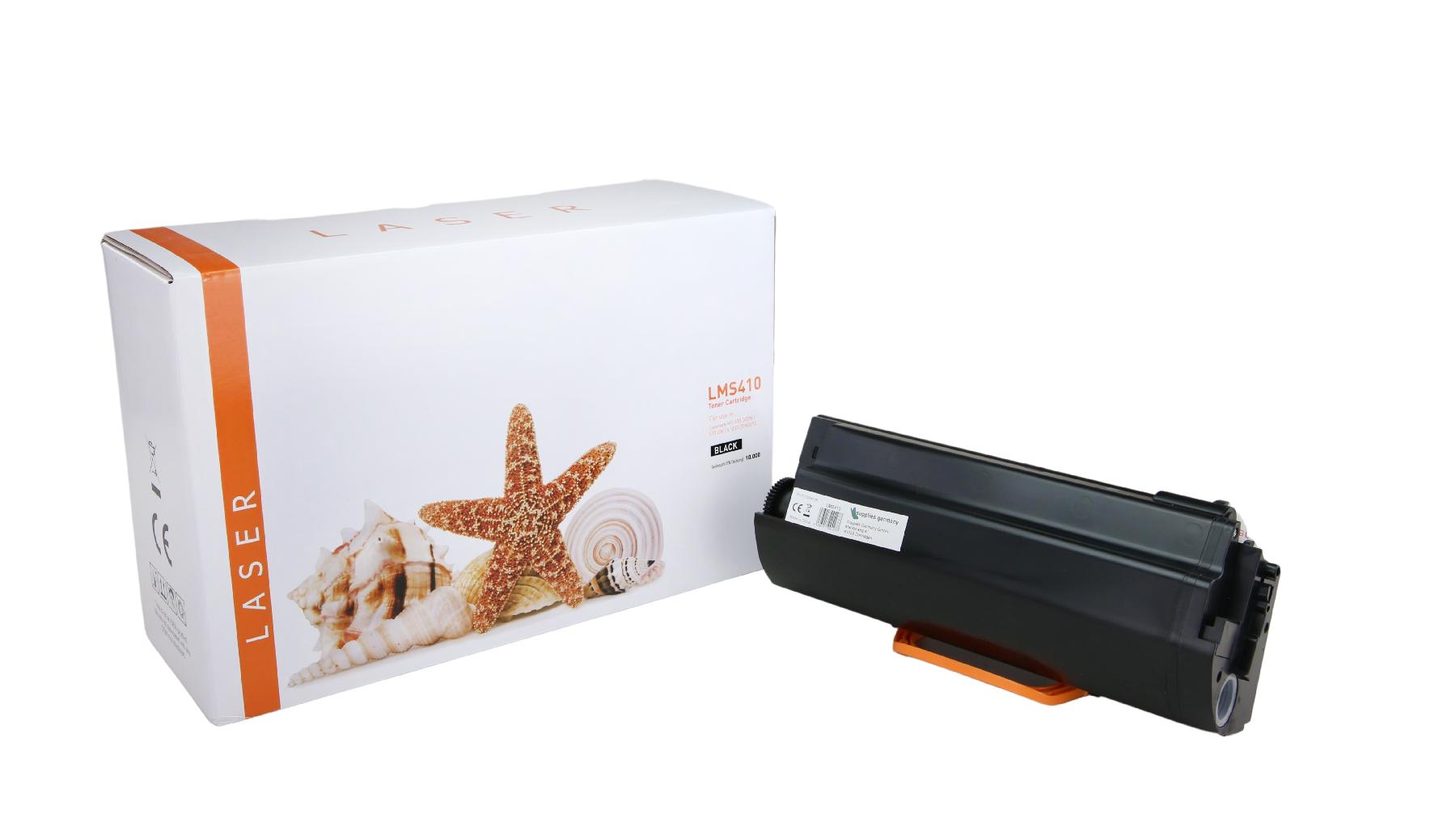 MS410 alternativ Toner schwarz für Lexmark  / 50F2X00 / 10.000 Seiten