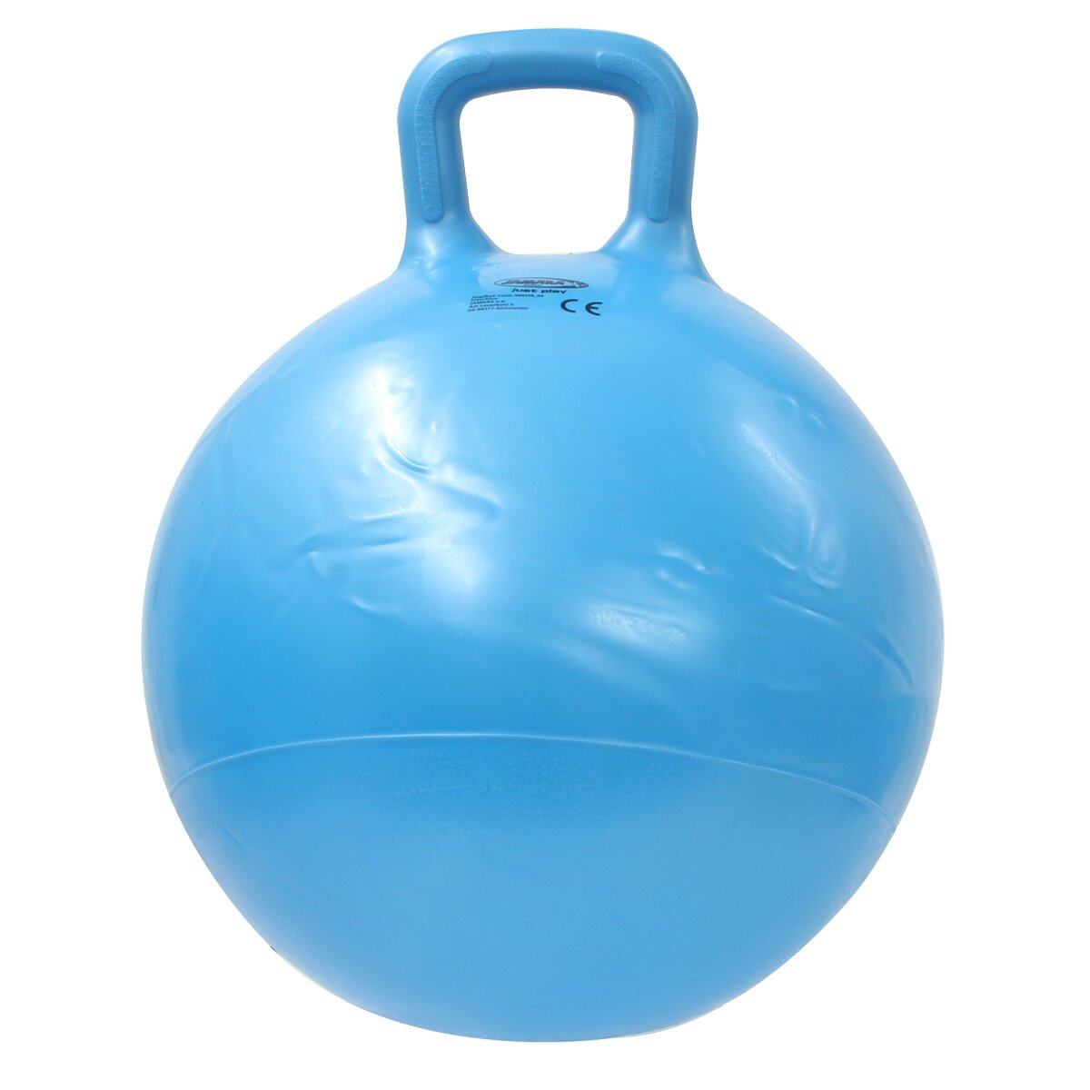 Hüpfball Smile HoppyDoo blau 450mm mit Pumpe