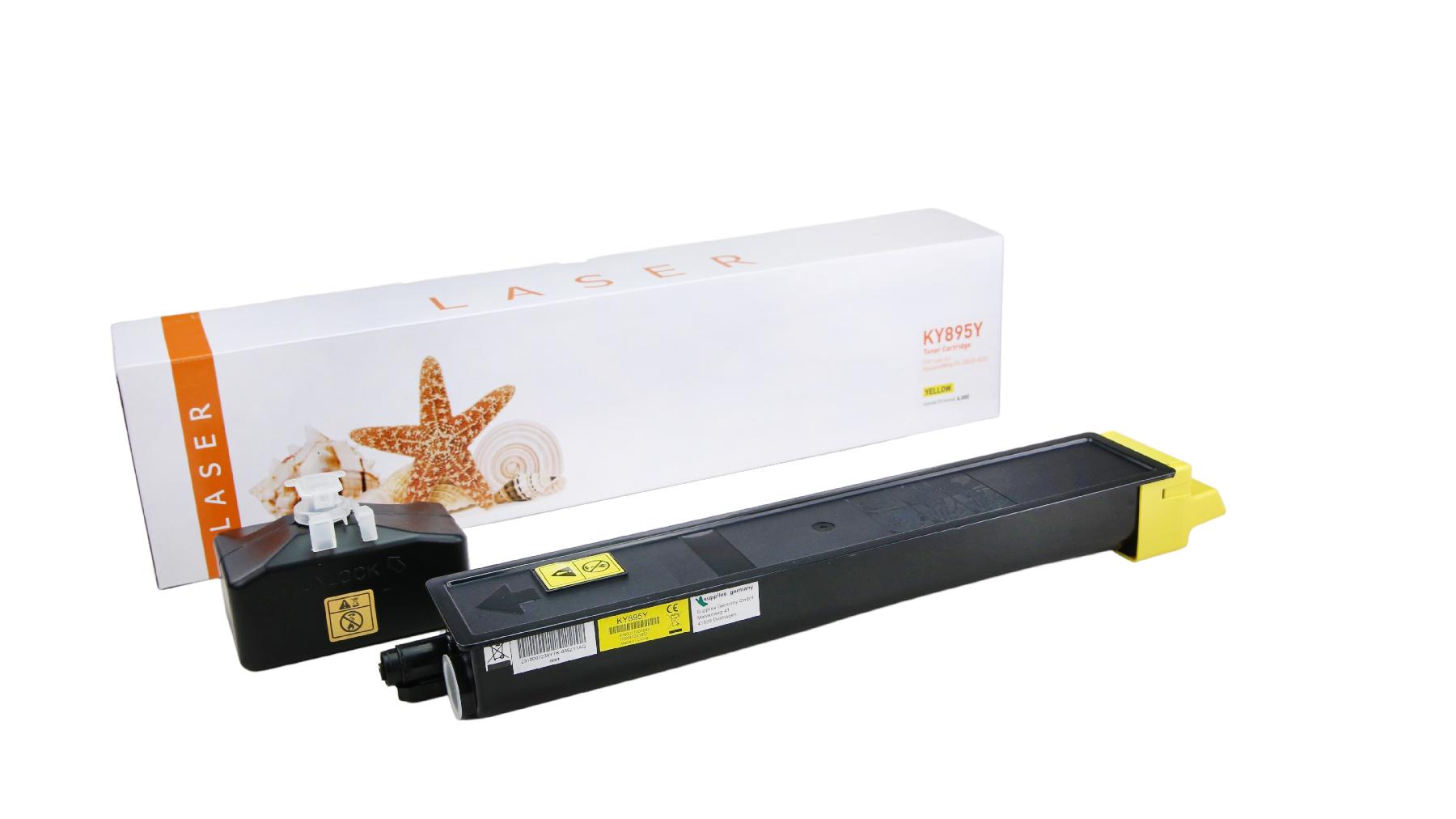 TK895Y alternativ Toner gelb für Kyocera / TK895Y / 6.000 Seiten TK895Y alternativ Toner gelb für Kyocera / TK895Y / 6.000 Seiten