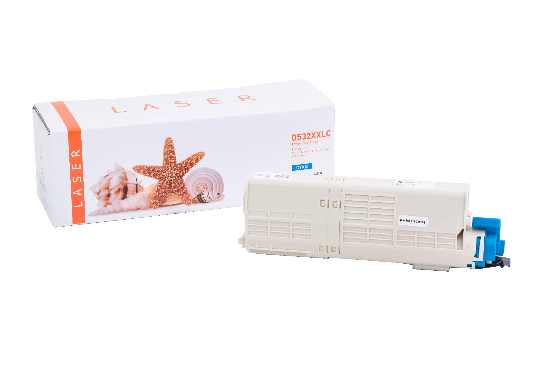 C532XXLC alternativ Toner cyan Oki / 46490607 / 6.000 Seiten C532XXLC alternativ Toner cyan Oki / 46490607 / 6.000 Seiten