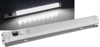 LED Unterbauleuchte mit Bewegungsmelder - Batteriebet., 9 SMD LEDs, 80lm, weiß LED Unterbauleuchte mit Bewegungsmelder - Batteriebet., 9 SMD LEDs, 80lm, weiß
