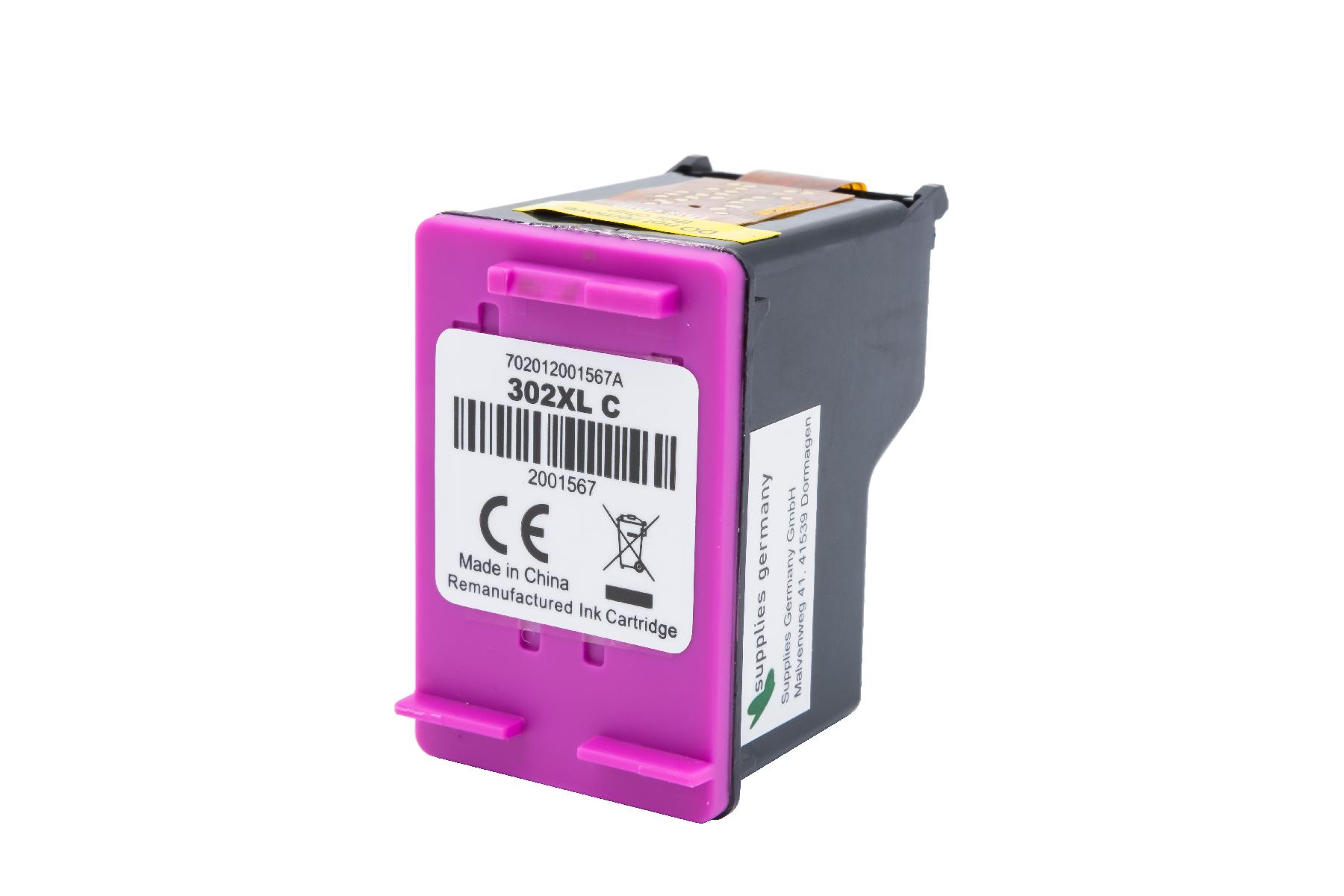 302CXL alternativ Tinte Color HP / F6U67AE / 18ml (EU) 302CXL alternativ Tinte Color HP / F6U67AE / 18ml (EU)