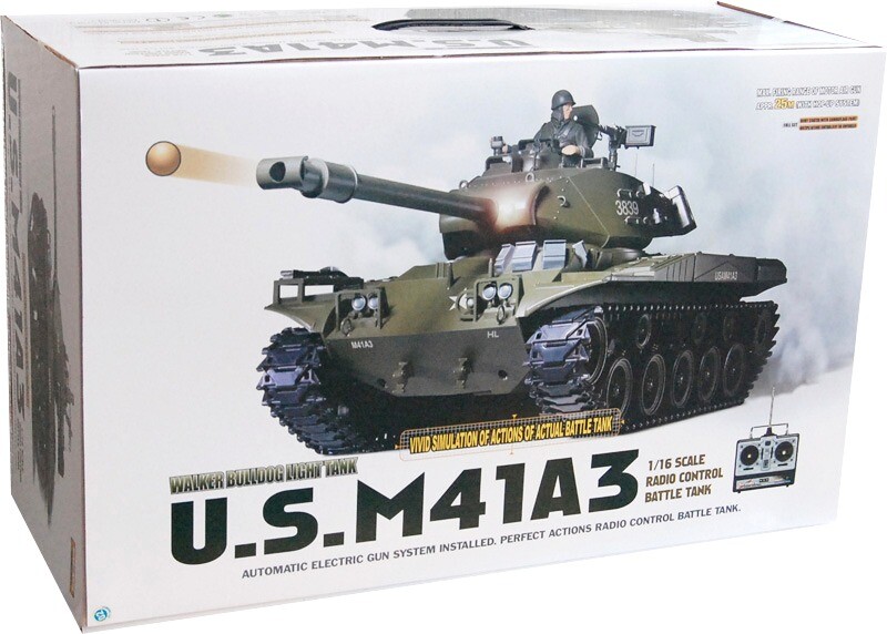 RC Panzer "M41 A3 Walker Bulldog"  - Metallgetriebe