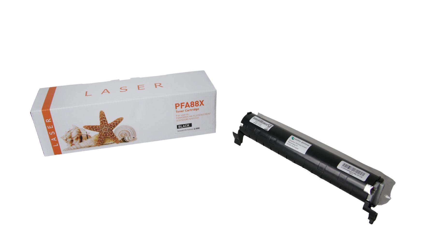 KXFAT88X alternativ Toner schwarz für Panasonic  / FL401 / 2.000 Seiten
