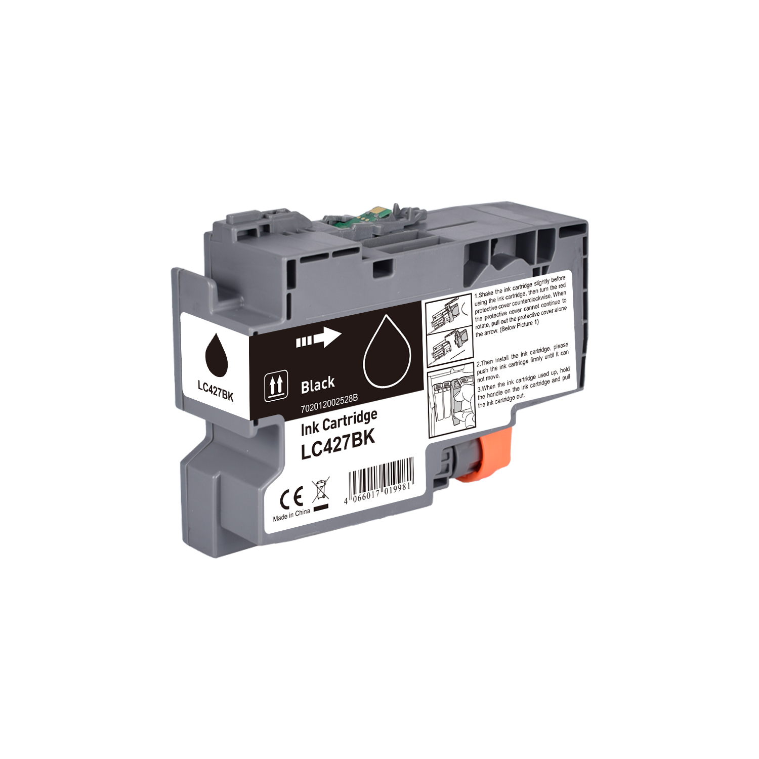 LC427BK alternativ (Pigment) Tinte black für Brother / LC427BK / 55ml