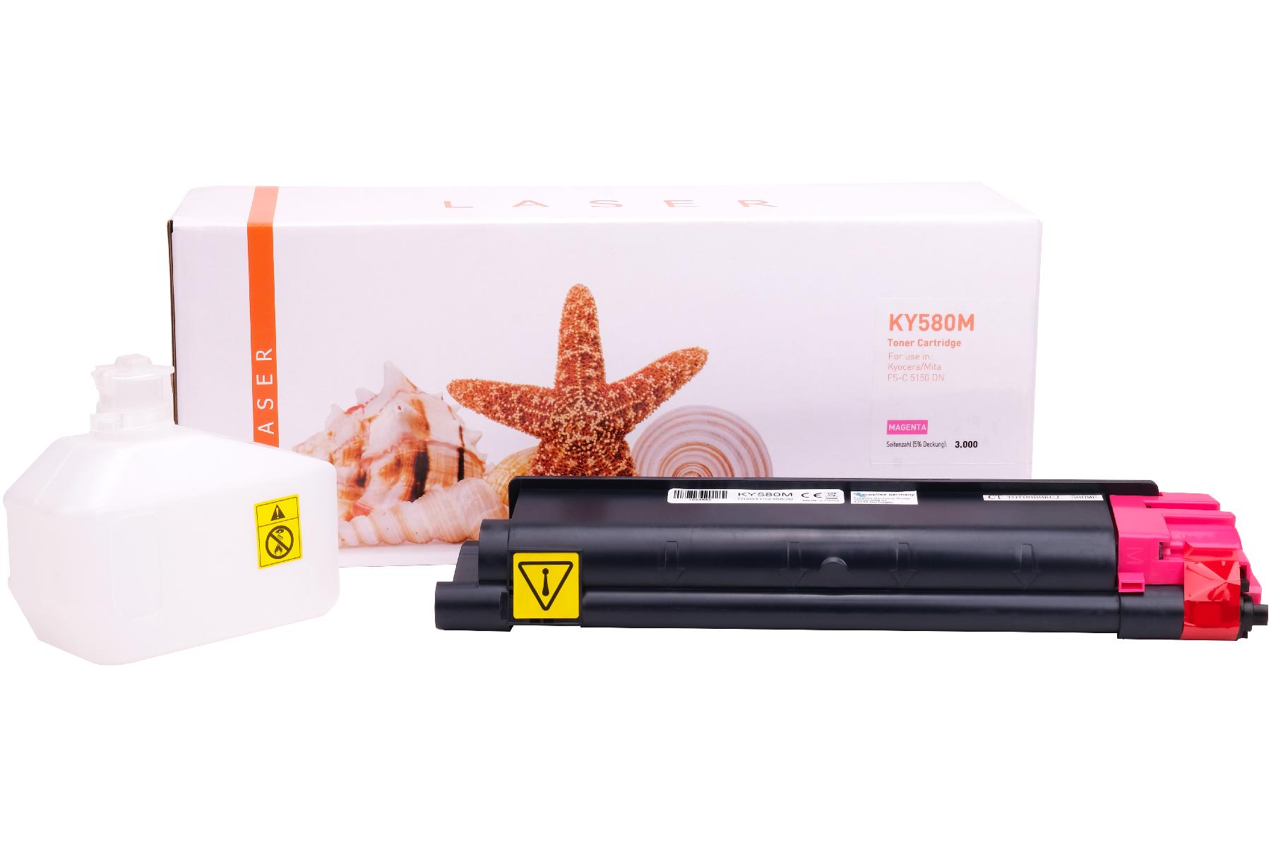 TK580M alternativ Toner Magenta für Kyocera / TK580M / 3.000 Seiten TK580M alternativ Toner Magenta für Kyocera / TK580M / 3.000 Seiten