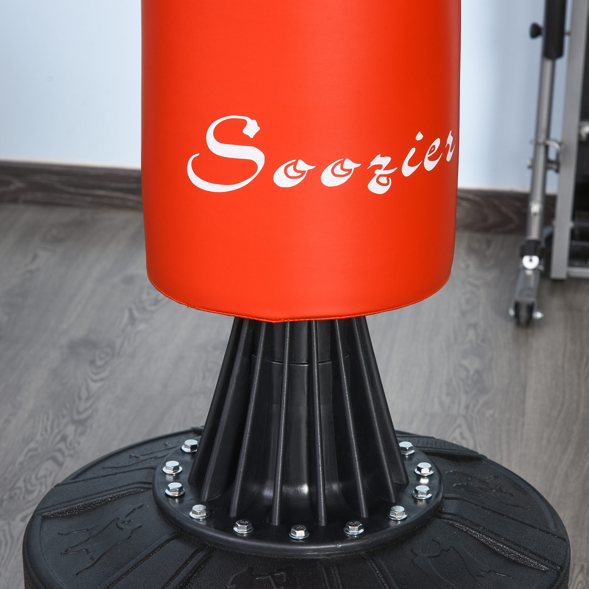 Boxsack stehend 155-205cm Höhenverstellbar Standboxsack mit 360° Reflexstange Speedball, Boxhandschuhen Pumpe, Punchingball Set für Erwachsene Jugendliche, Kickboxsack für Box Training