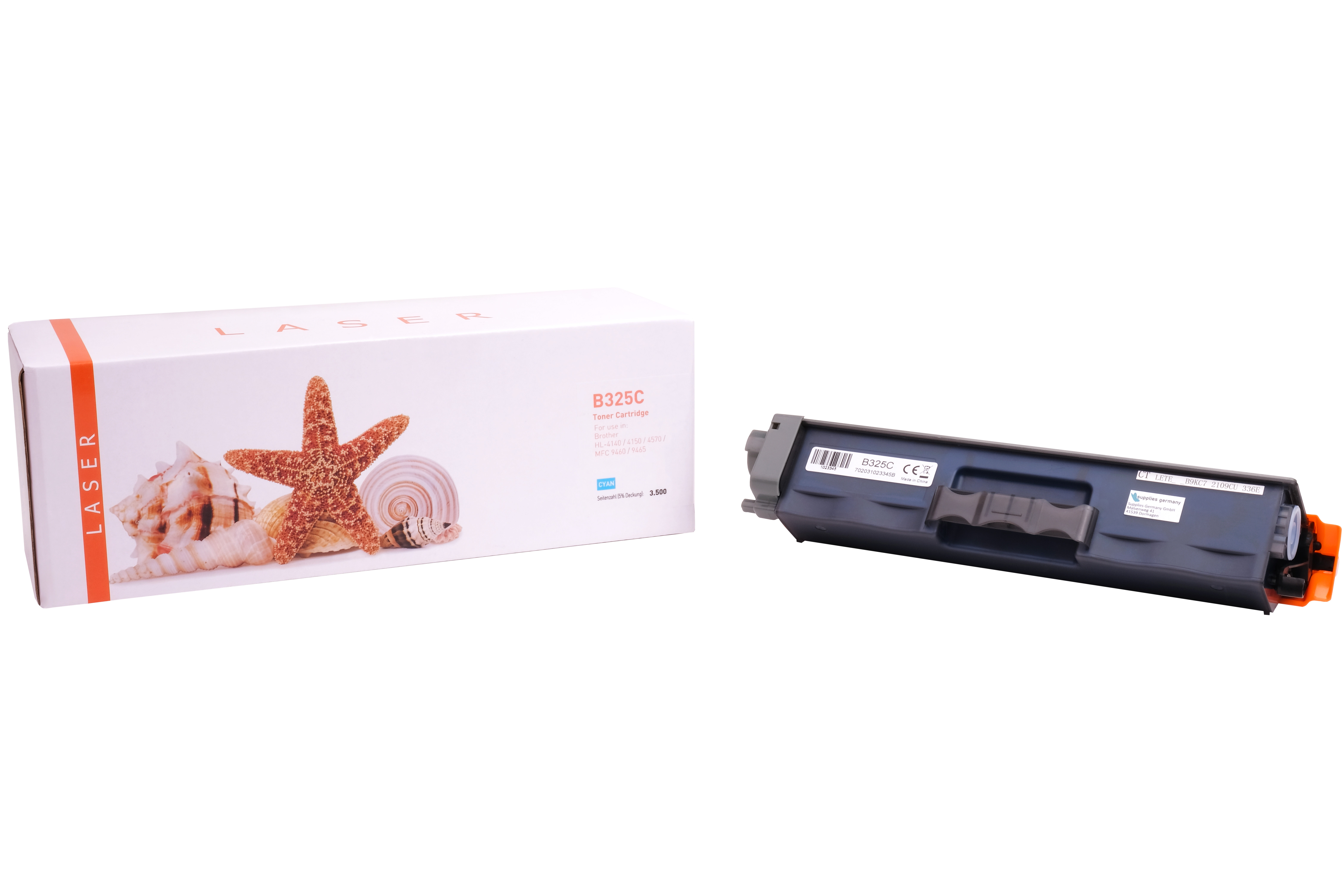 TN325C alternativ Toner Cyan für Brother  / TN325C / 3.500 Seiten