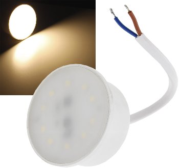 LED-Modul "Piatto W3" warmweiß - 120°, 2900K, 230V, 3W, 240lm, 50x24mm LED-Modul "Piatto W3" warmweiß - 120°, 2900K, 230V, 3W, 240lm, 50x24mm