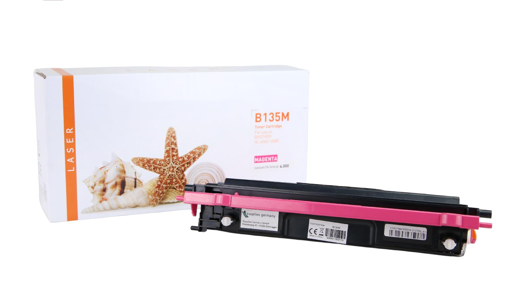 TN135M alternativ Toner magenta Brother / TN135M / 4.000 Seiten TN135M alternativ Toner magenta Brother / TN135M / 4.000 Seiten