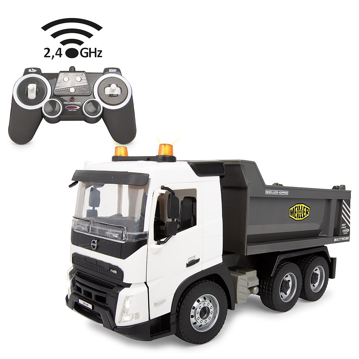 Muldenkipper Volvo FMX Meiller 1:20 2,4GHz Muldenkipper Volvo FMX Meiller 1:20 2,4GHz