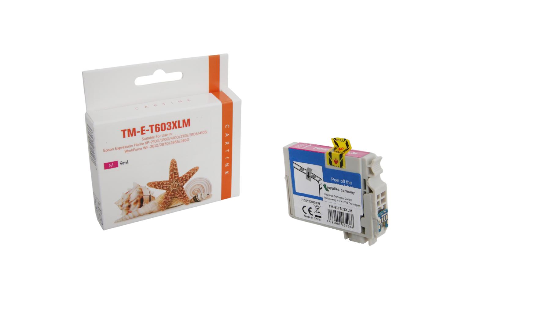 T603XLM alternativ Seestern Tinte Magenta für E / C13T03A34010 / 9ml / 350 Seiten