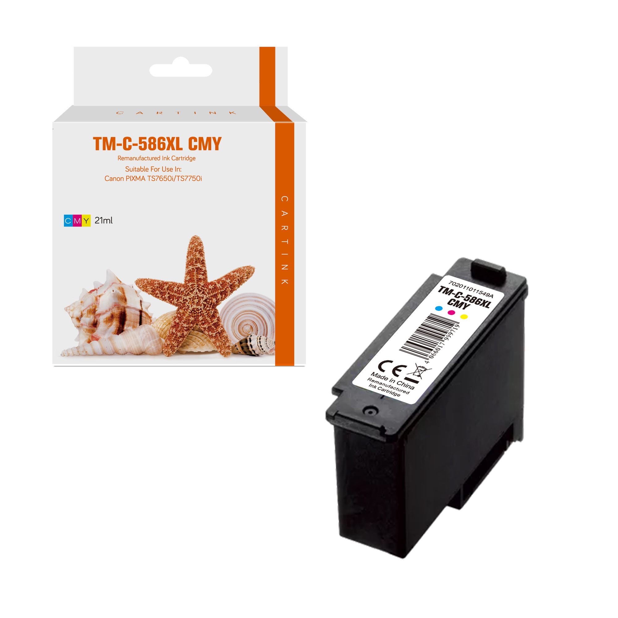 CL586XXL Refill Tinte Color für Canon / 6226C001 / 21ml