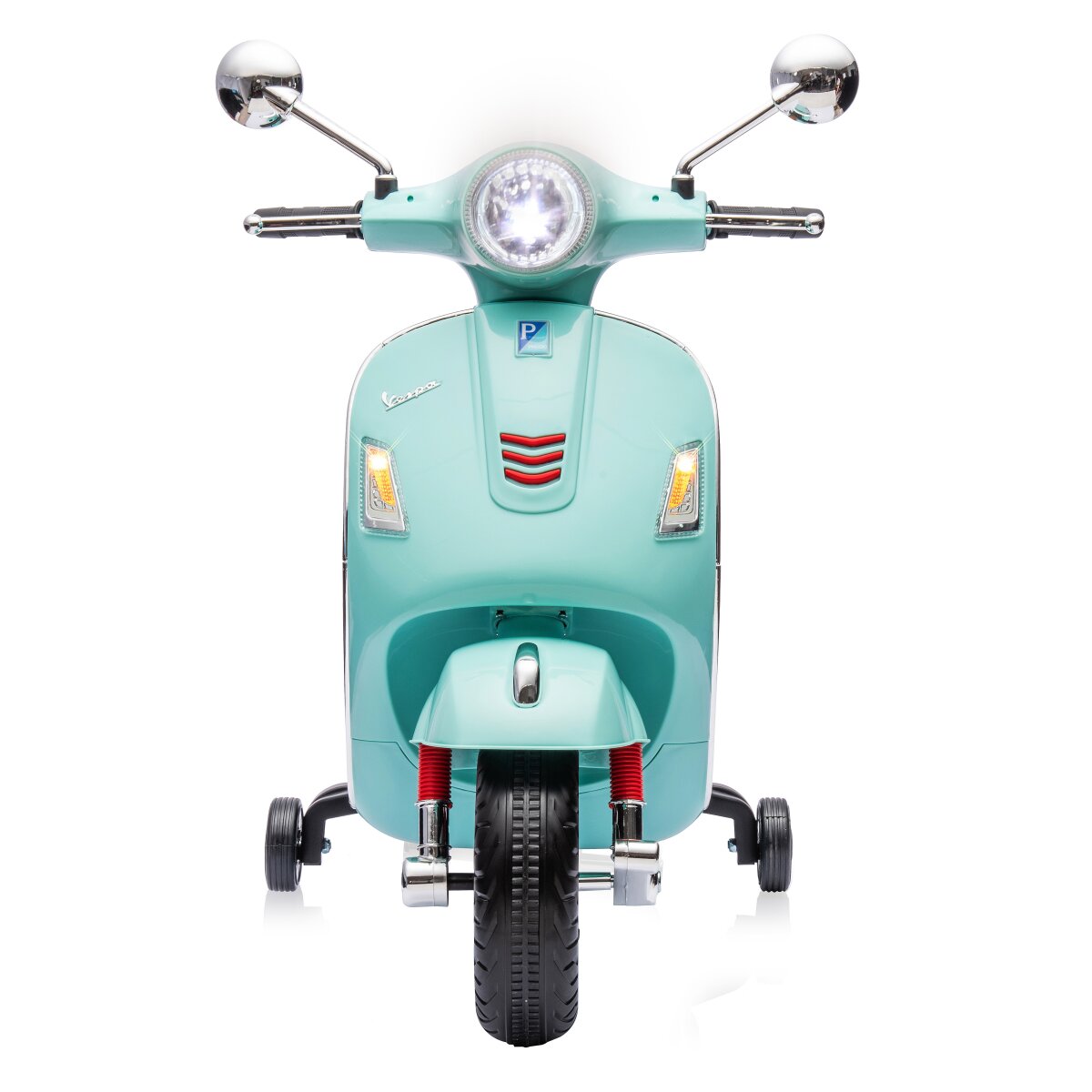 Kindermotorrad Vespa GTS 125 mintgrün Li-Power 12.6
