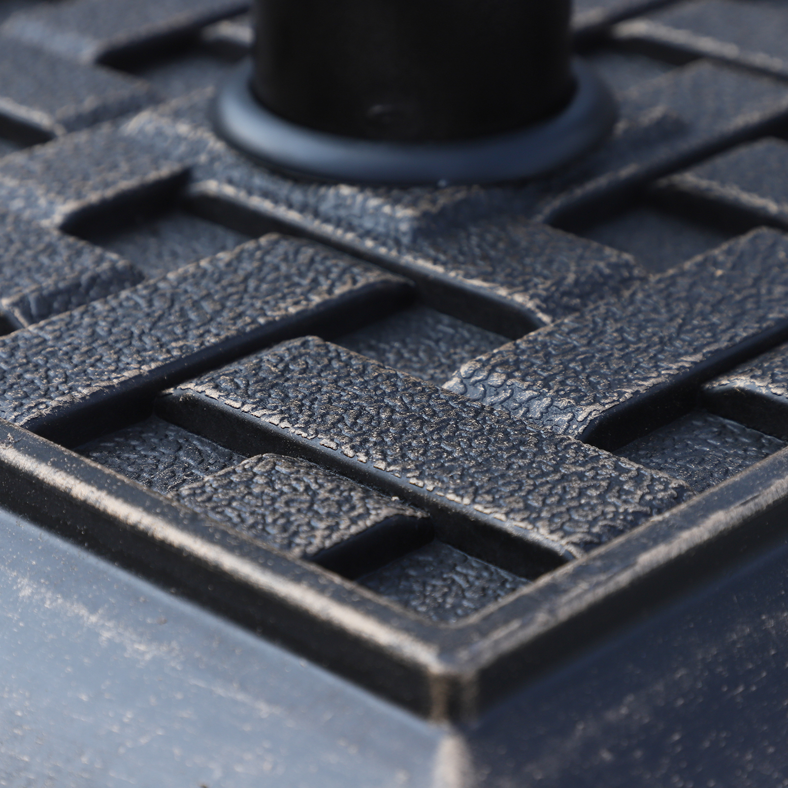 Schirmständer Polyesterharz 9kg Sonnenschirmfuß für Schirmstange von 38mm/48mm Durchmesser Ständer für Garten, Balkon, Bronze