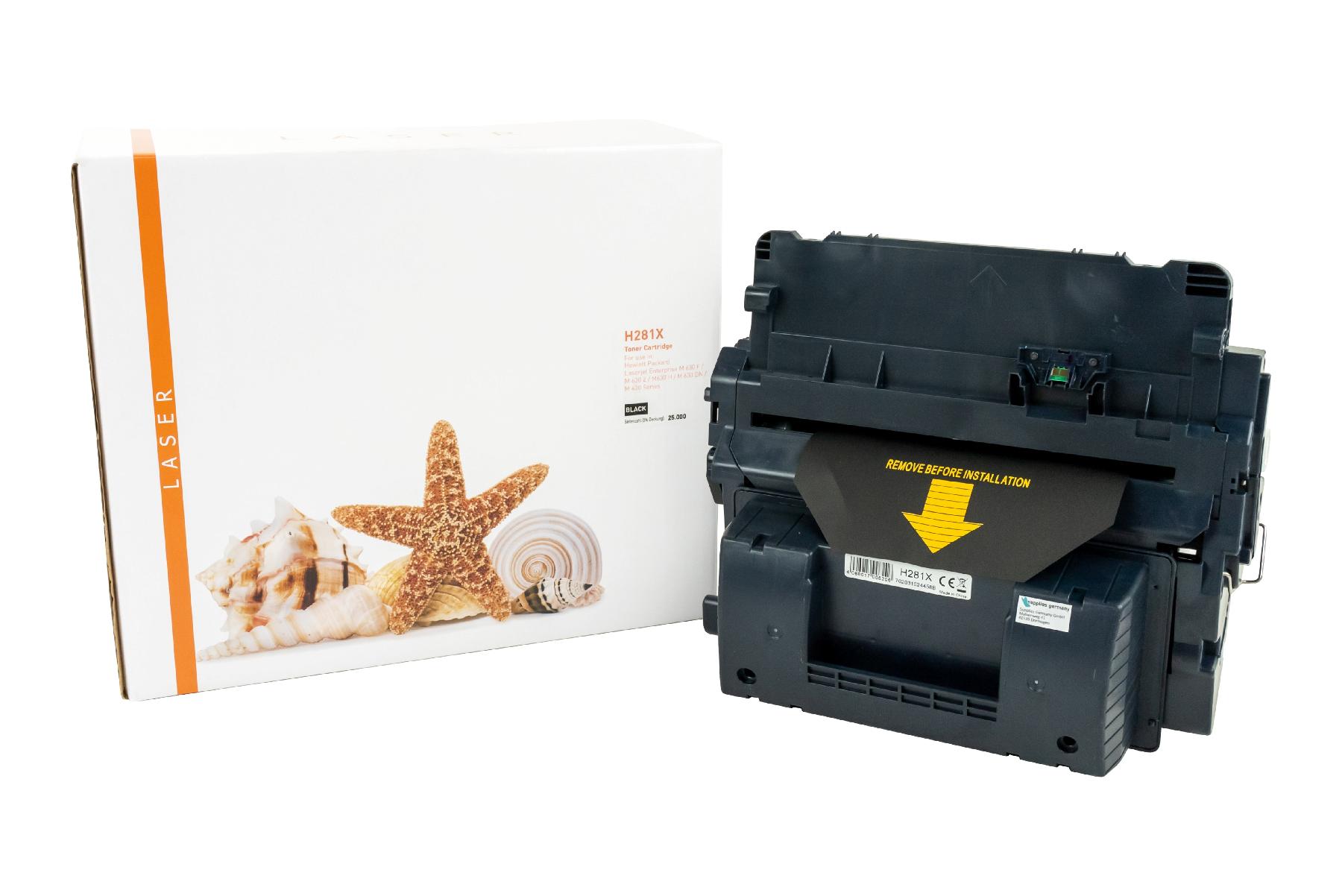 CF281X alternativ Toner black für HP / CF281X / 25.000 Seiten