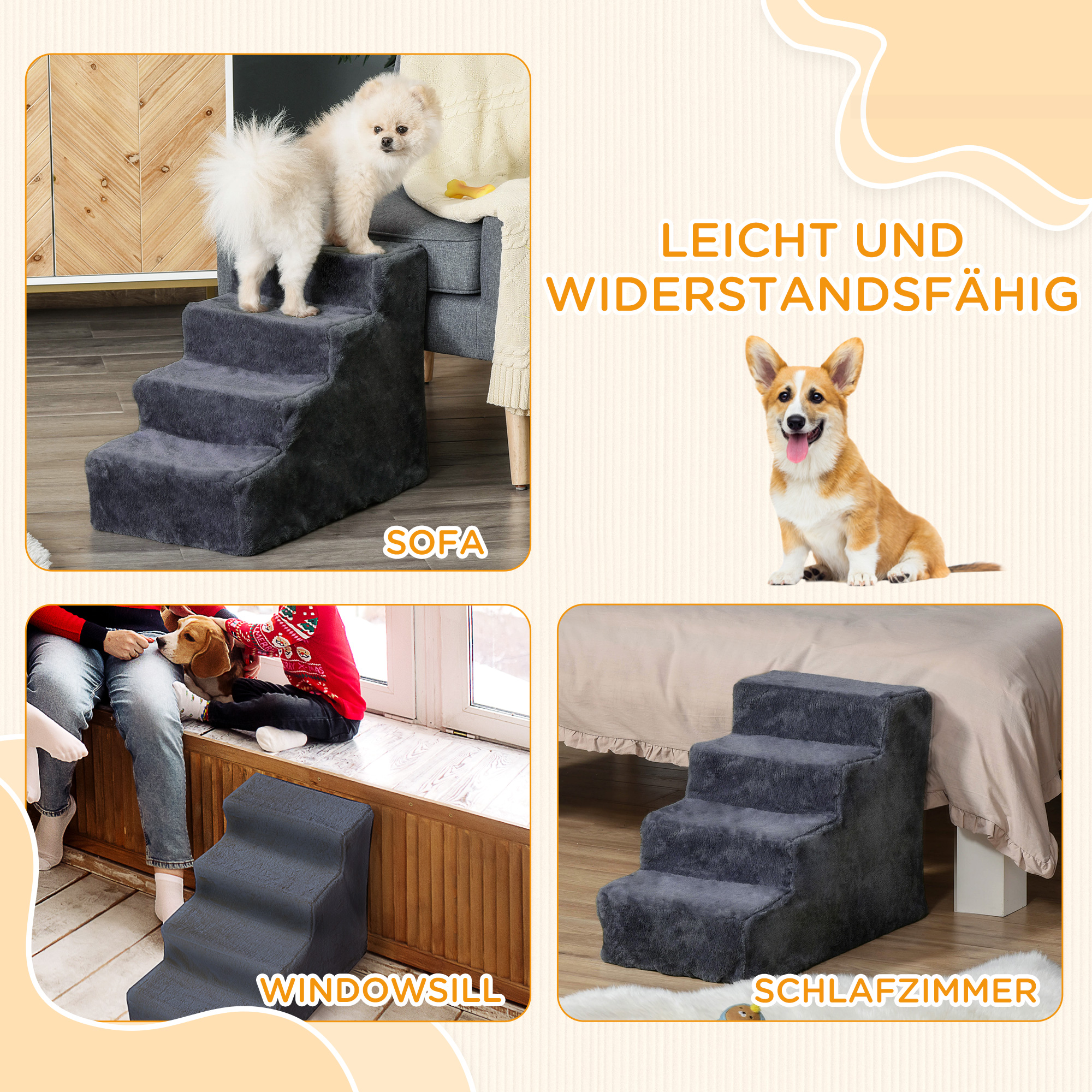 pawhut-hundetreppe-4-stufig-abnehmbarer-bezug-fur-kleine-hunde-44-cm-dunkelgrau~21PT4N6MI1801