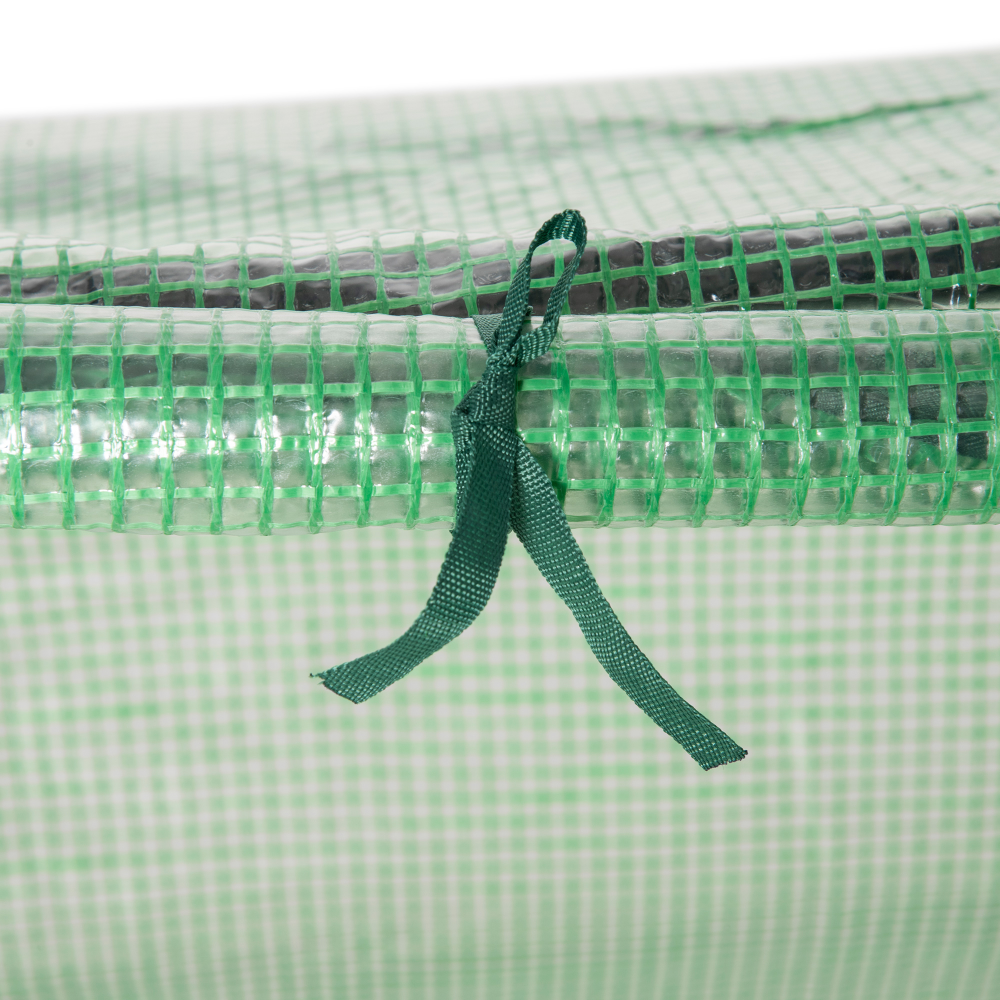 Gewächshaus mit aufrollbaren Fenstern, wetterbeständig, 180 cm x 60 cm x 60 cm, Grün
