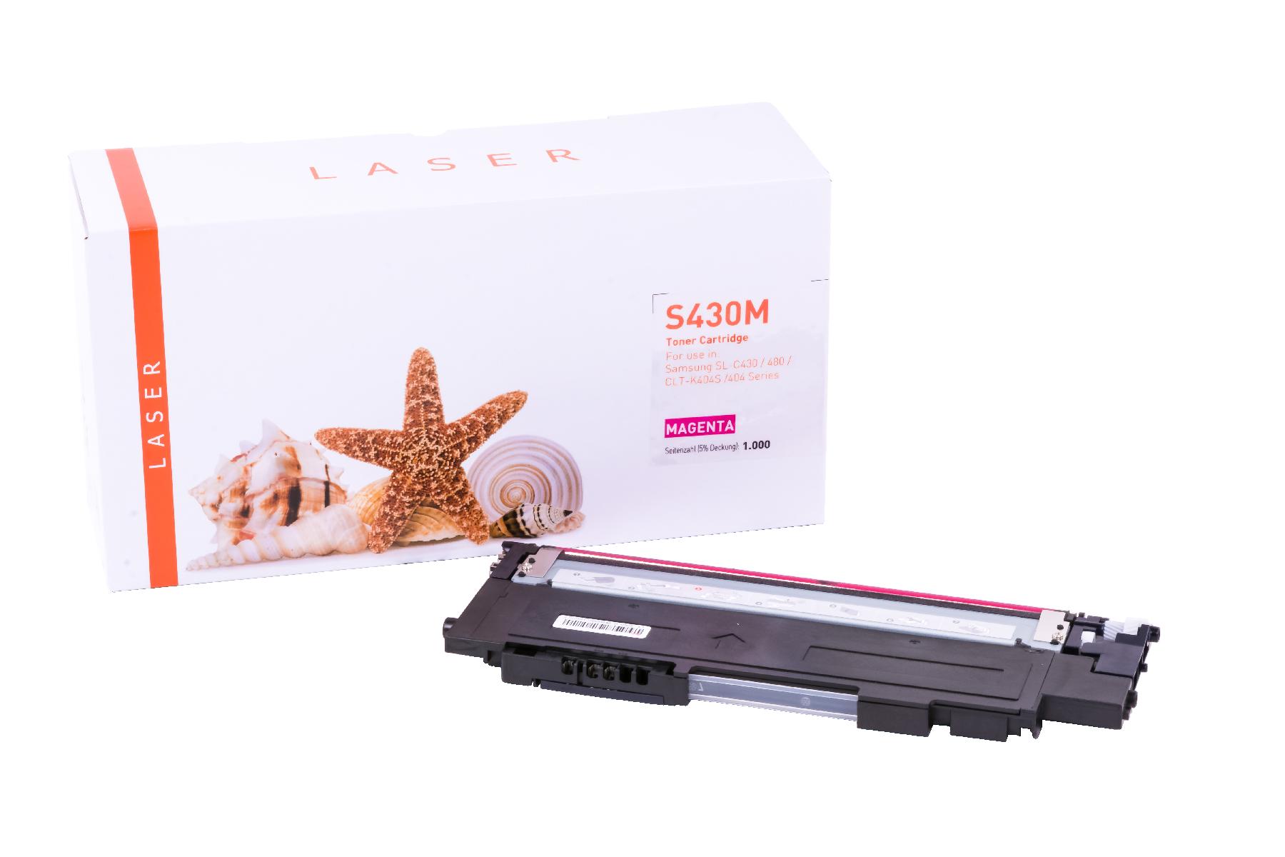 SLC430M alternativ Toner Magenta für Samsung  / CLTM 404 S/ELS / 1.000 Seiten