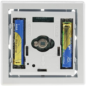 Funk-Bewegungsmelder für "Pilota Casa", IP20, 90°/8m PIR, Aufputz 30mm flach