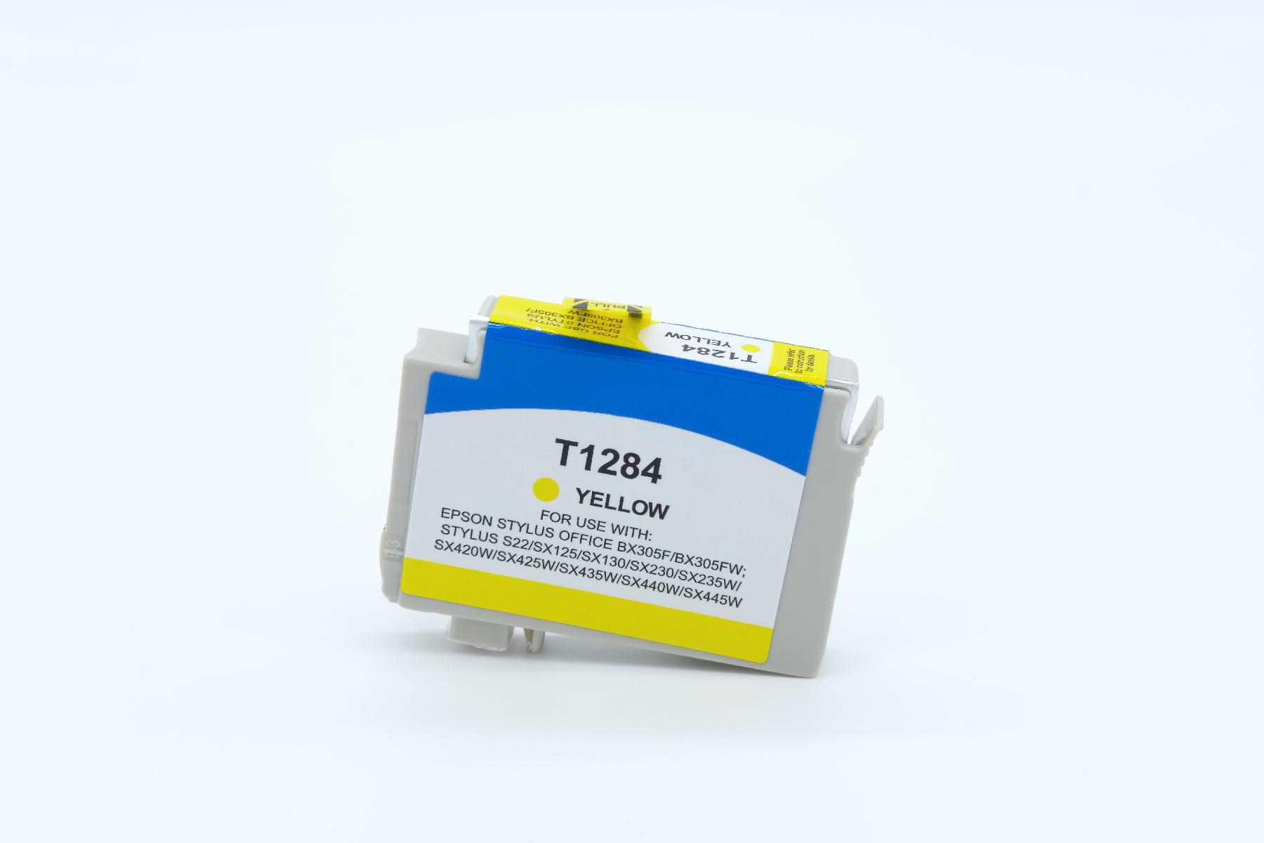 T1284 alternativ Tinte gelb für Epson / C13T12844010 / 5ml