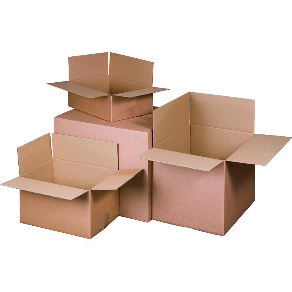 Versandkarton, 304x217x150mm, braun, 2-wellig, VPE10 Versandkarton, 217x172x110mm, braun, 2-wellig, VPE10