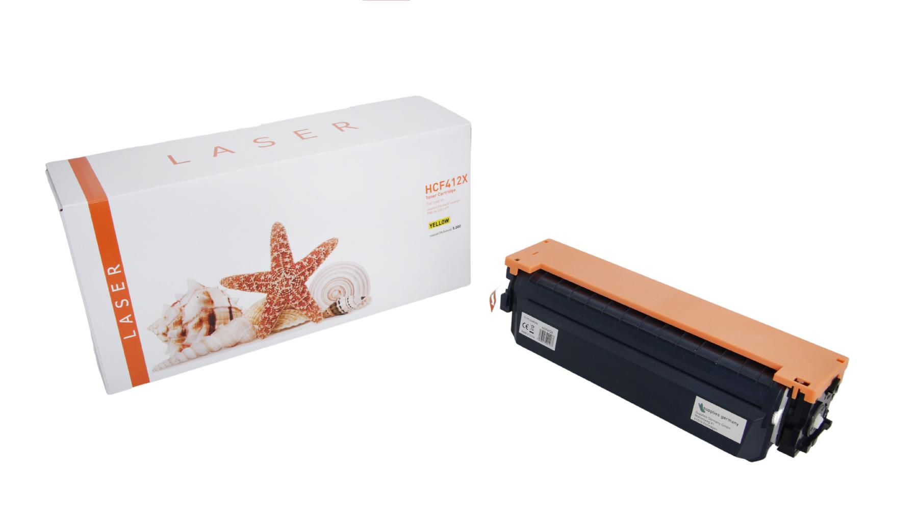 CF412X alternativ Toner yellow für HP / CF412X / 5.000 Seiten