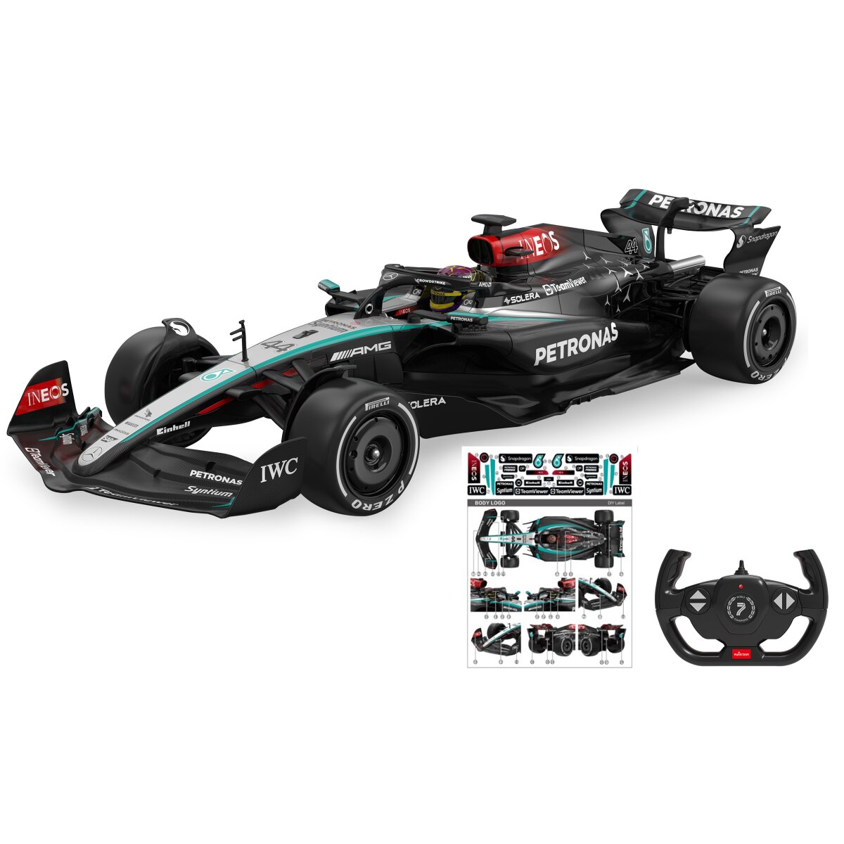 Mercedes-AMG F1 W15 E Performance 1:12 schwarz 2,4GHz