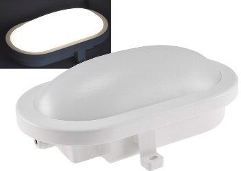 LED Oval-Armatur "FRL-O 12" IP44 - Feuchtraum-Leuchte, 13W, 965lm, 4000K LED Oval-Armatur "FRL-O 12" IP44 - Feuchtraum-Leuchte, 13W, 965lm, 4000K