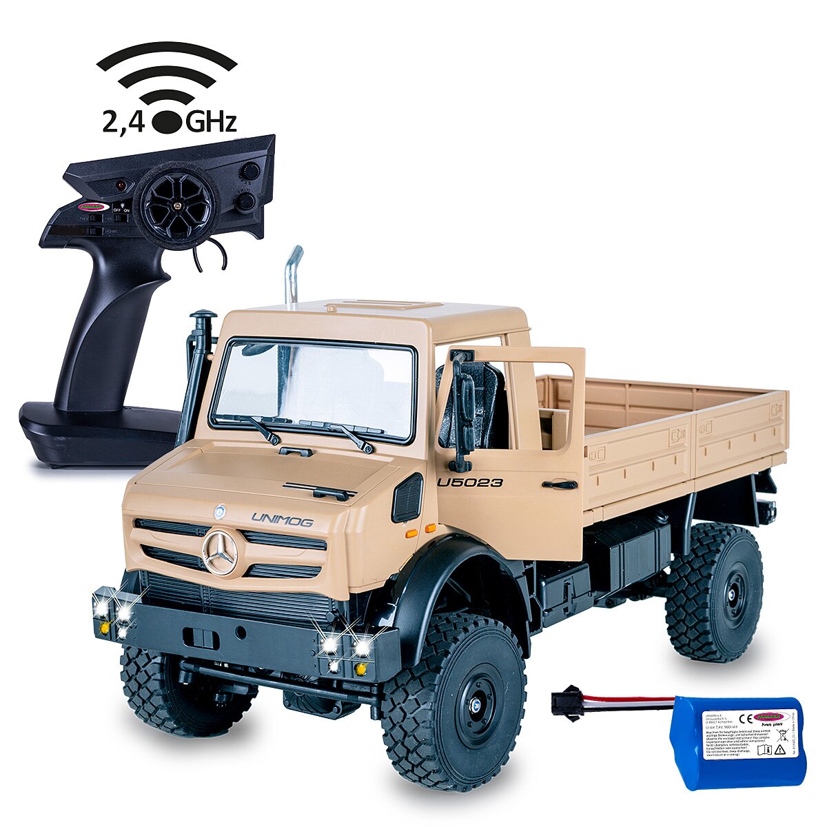 Mercedes-Benz Unimog U5023 1:14 beige 2,4GHz