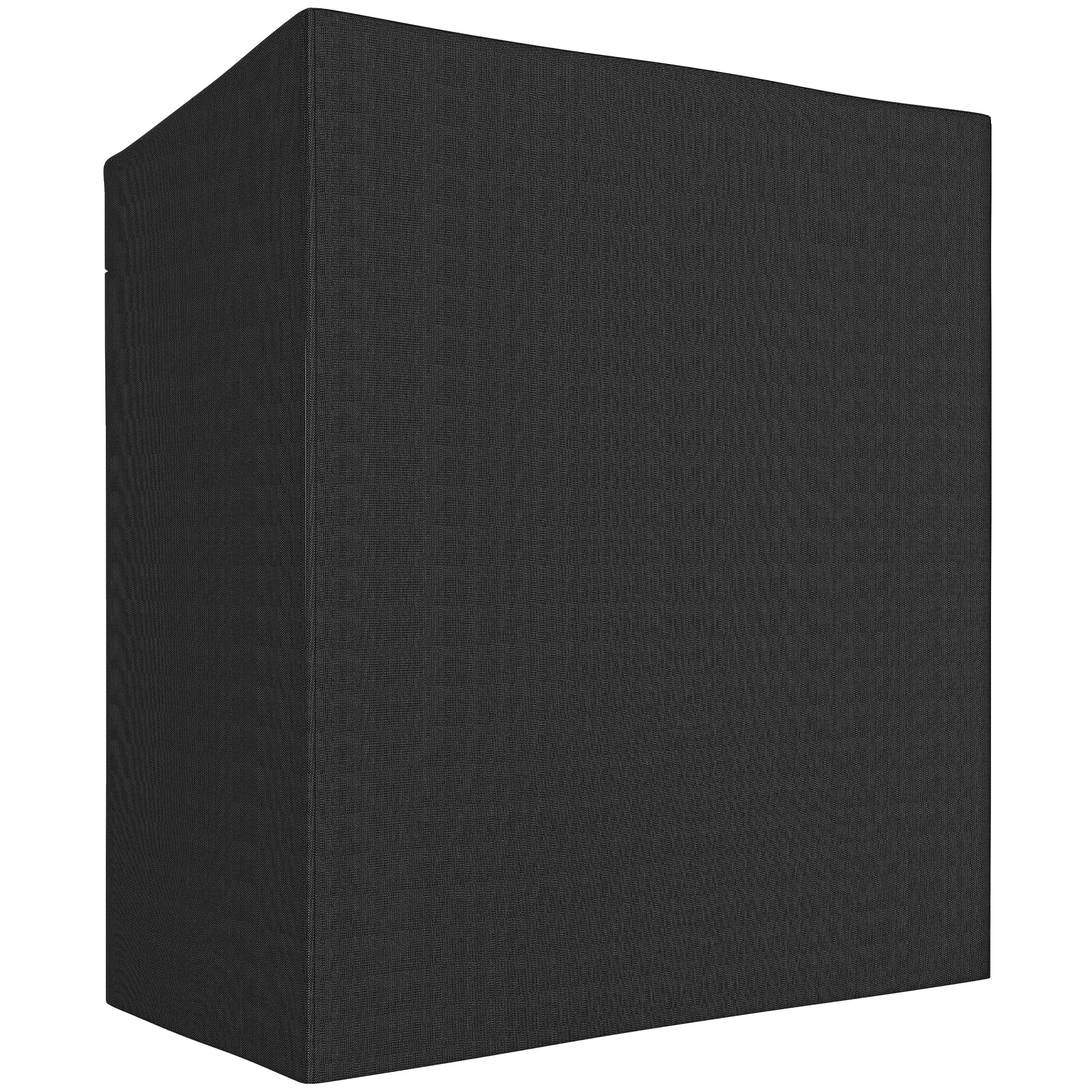 Feuerholzregal, Brennholzständer aus Stahl, Stoffabdeckung, 300 kg Belastbarkeit, 140 x 70 x 154 cm, Schwarz