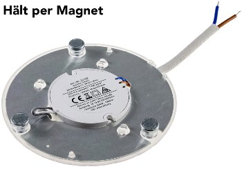 LED Umrüstmodul "UM12nw" für Leuchten, Ø125mm, 12W, 1300lm, 4000K, Magnethalter