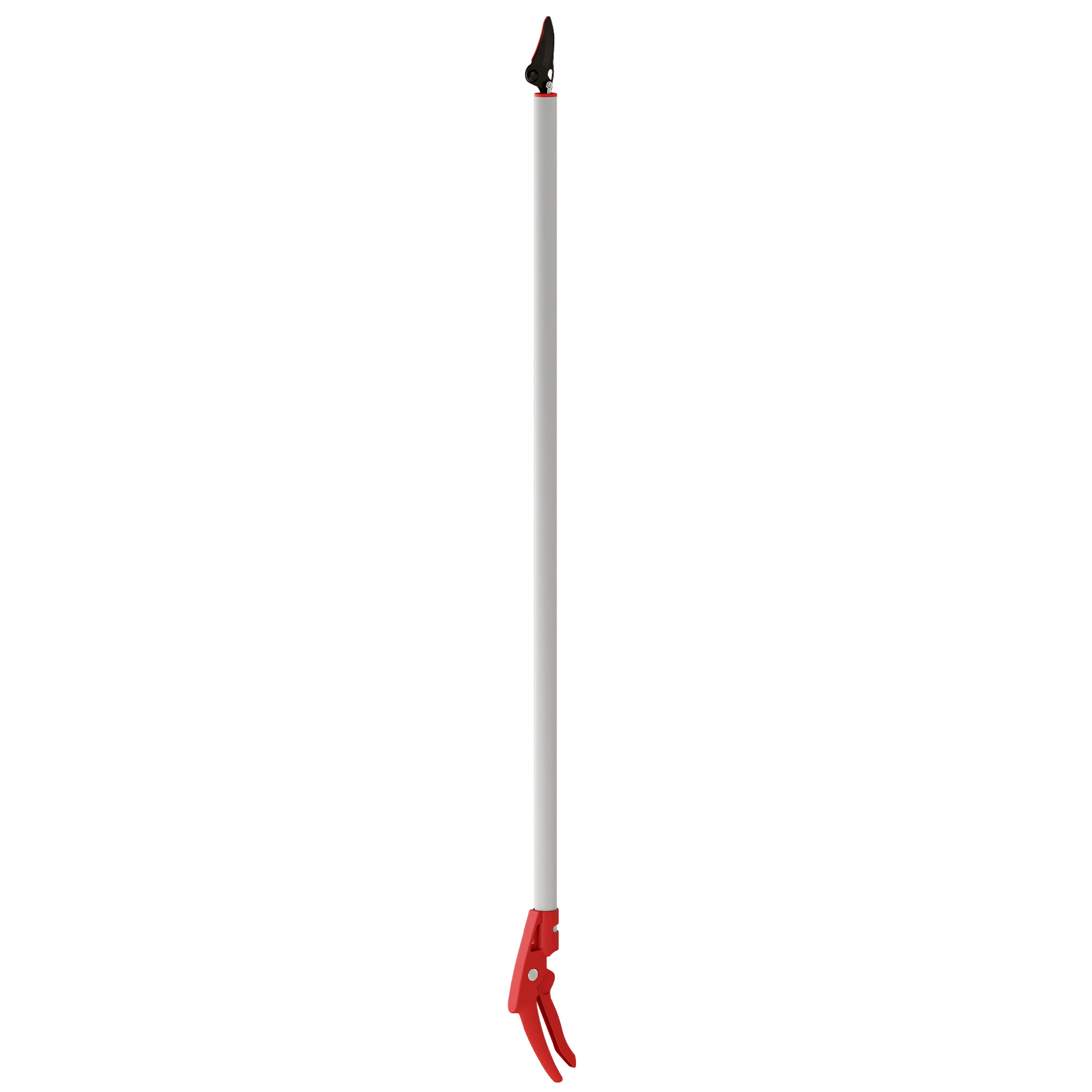 1,2 m Baumschere, Astscheren zum Schneiden, Gartenschneider mit Aluminiumgriff, Langstielige Gartenschere, Rot