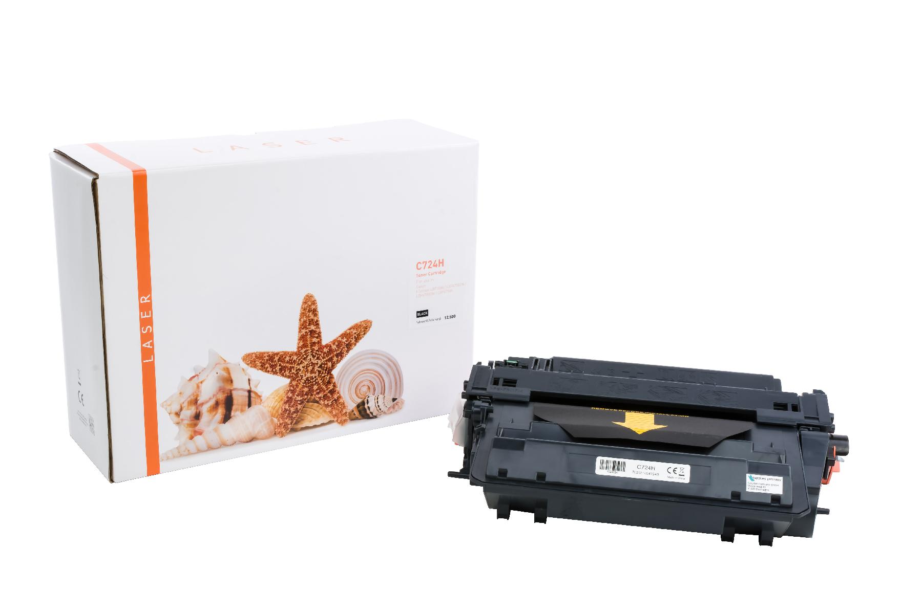 724H alternativ Toner black für Canon  / 724H / 12.500 Seiten