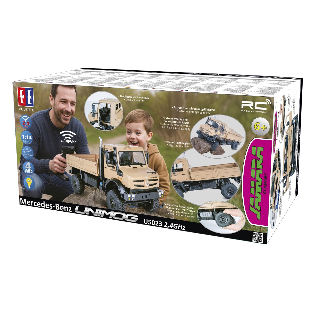 Mercedes-Benz Unimog U5023 1:14 beige 2,4GHz