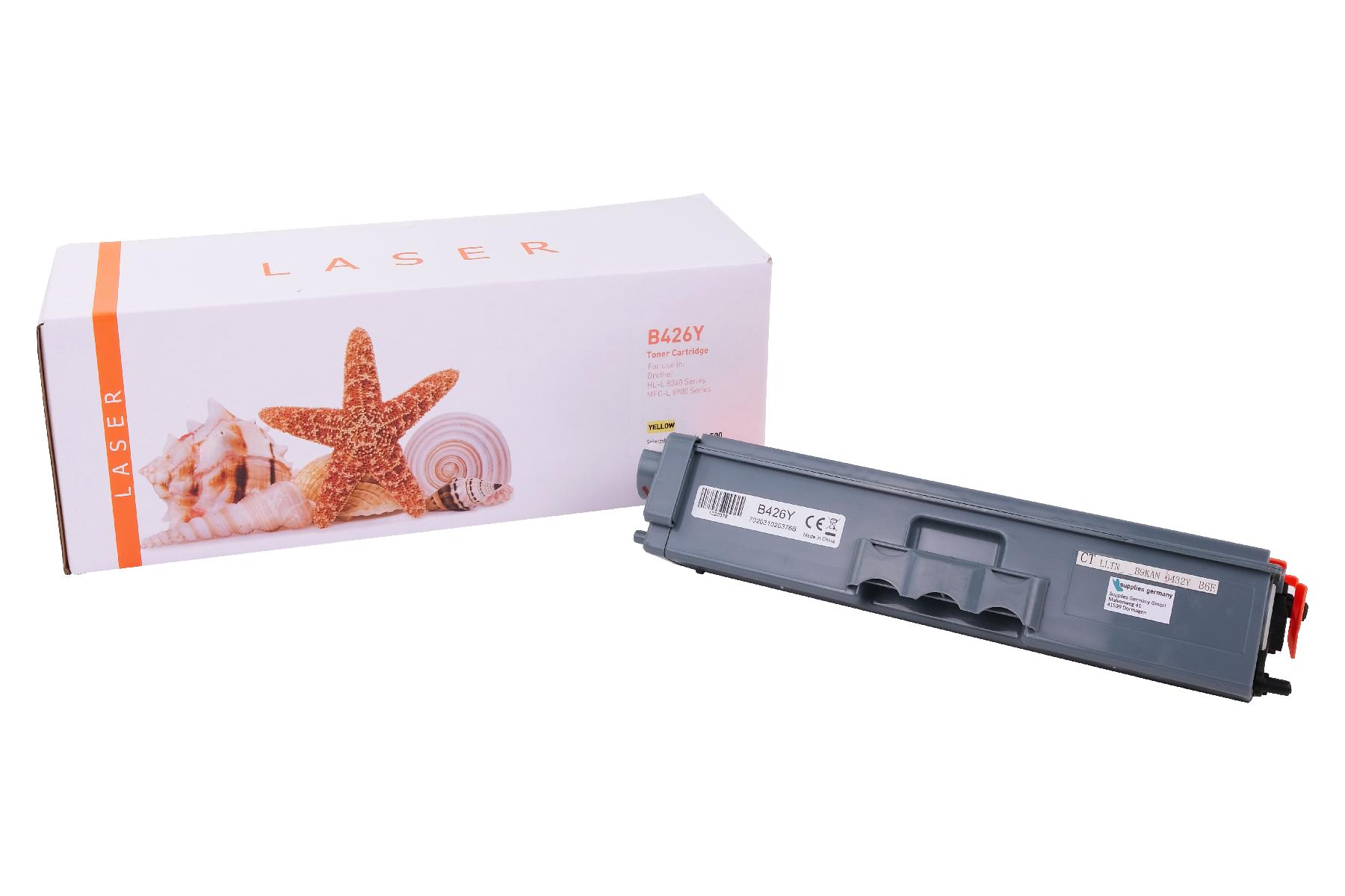 TN426Y alternativ Toner gelb für Brother / TN426Y / 6.500 Seiten