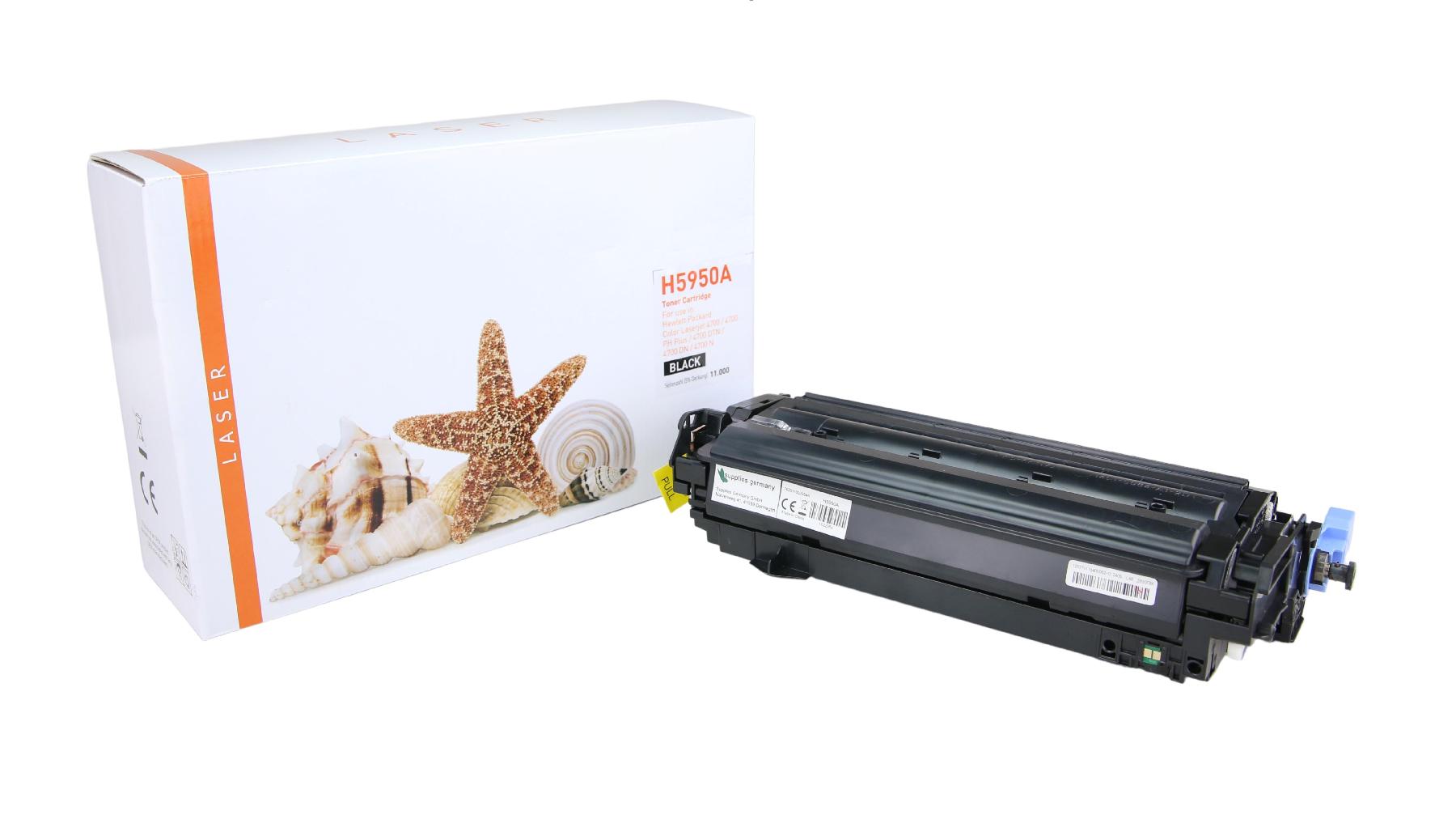 Q5950Aschwarz alternativ Toner schwarz für HP / Q5950A / 643A / 11.000 Seiten
