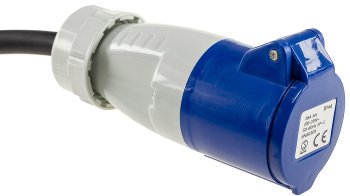 CEE auf Schutzkontakt-Stecker 1,5m / 230V, Adapter für Wohnwagen, Camping