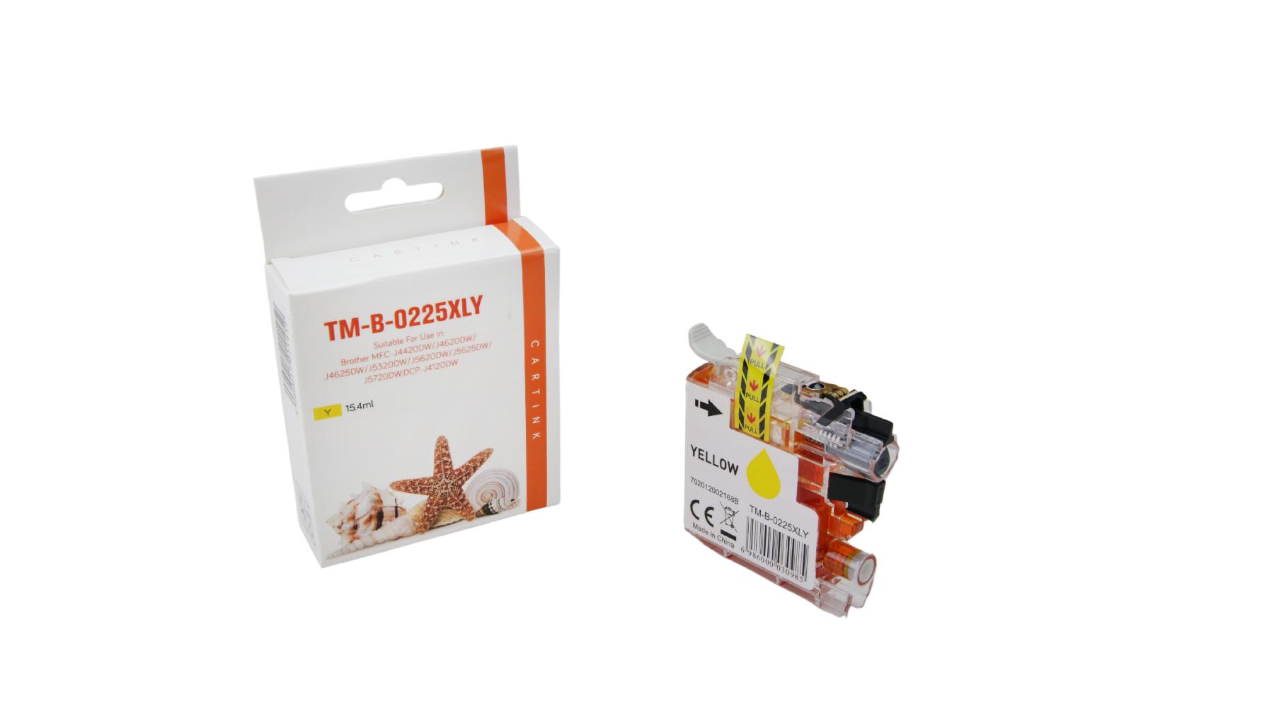 LC225Y alternativ Seestern Tinte gelb für Brother / LC225Y / 15,4ml
