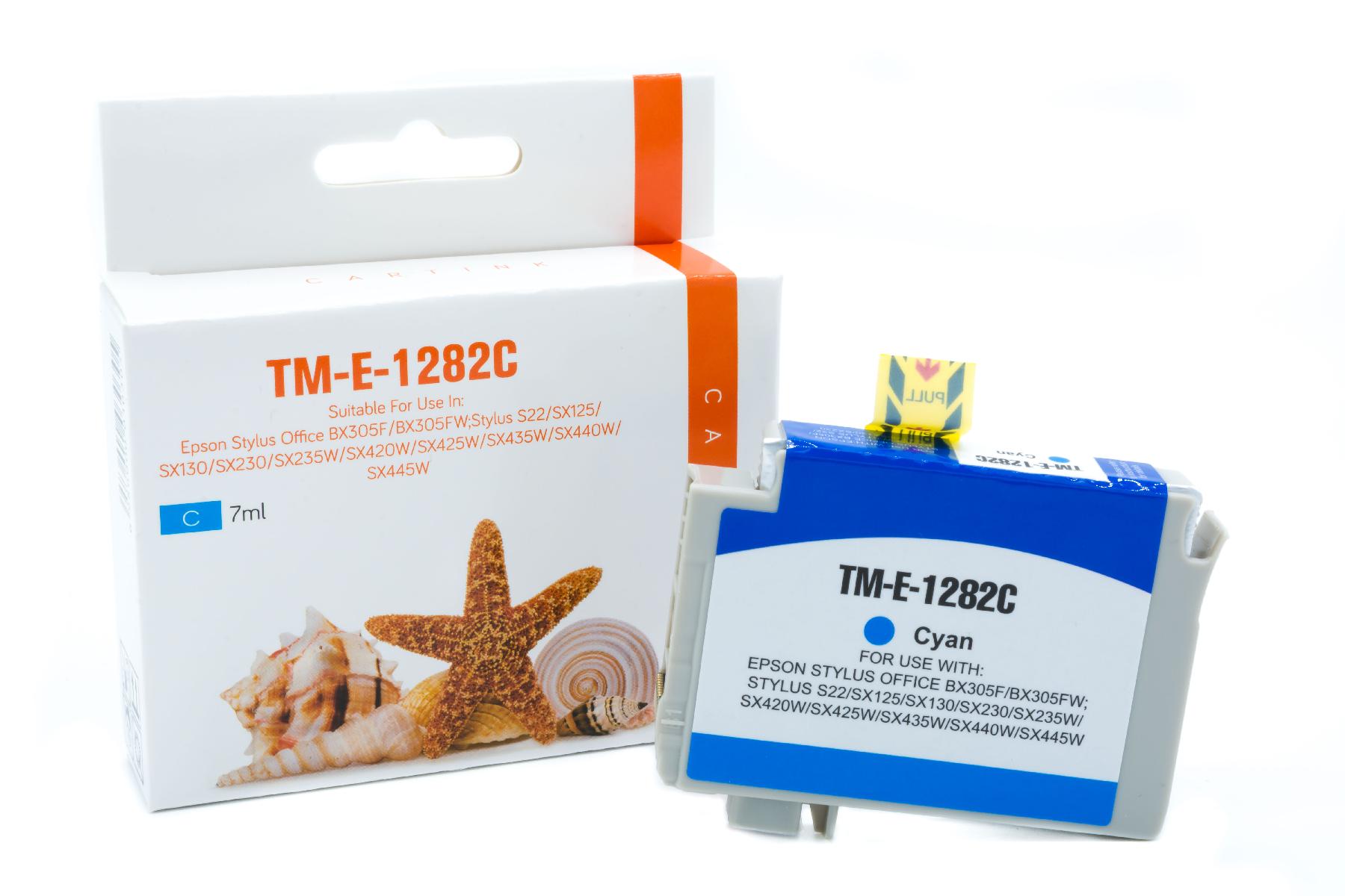 T1282 alternativ Seestern Tinte Cyan / C13T12824011 / 7ml
