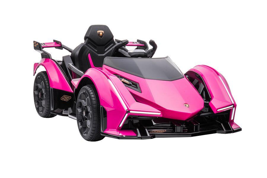 Kinderfahrzeug Lamborghini V12 Vision Gran Turismo - pink/rosa