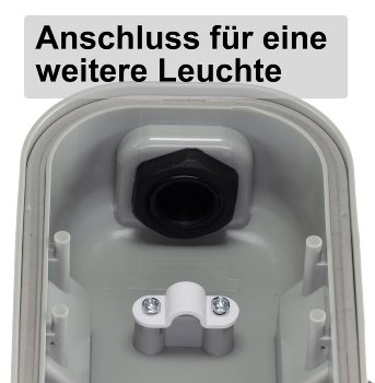 LED Deckenleuchte "HORTA", 60cm, IP65, HF-Bewegungsmelder, 18W, 1562lm, 4000K