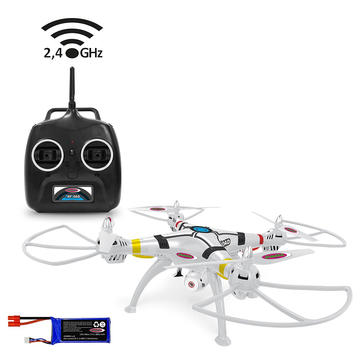 Payload Altitude Drone HD FPV Wifi Kompass Flyback
