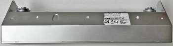 5-fach Steckdosenblock, silber, 250V~/ 16A, Aufbaumontage